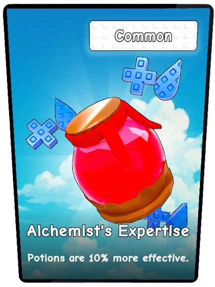 Alchemist's Expertise card - Rare rarity - Plants vs Brainrots