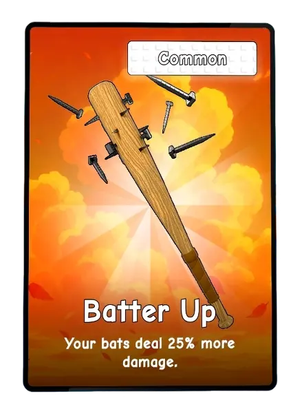 Batter Up card - Plants vs Brainrots
