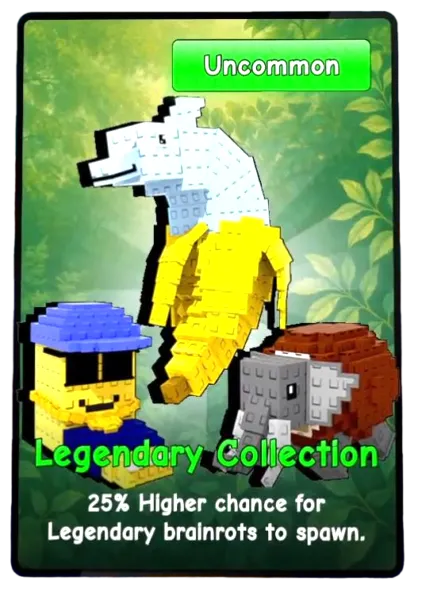 Legendary Collection card - Plants vs Brainrots