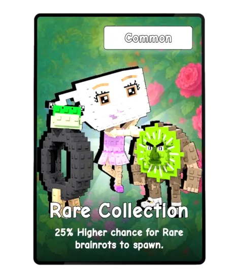 Rare Collection card - Plants vs Brainrots