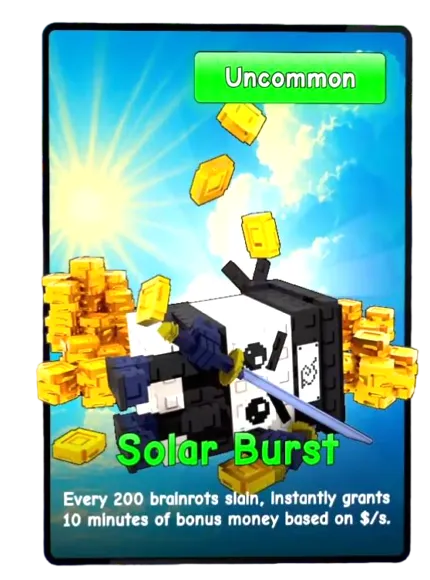 Solar Burst card - Plants vs Brainrots