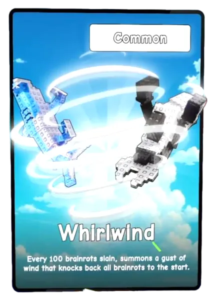 Whirlwind card - Plants vs Brainrots